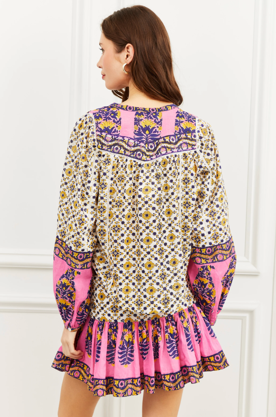 Love The Label Megan Top - Zina Print