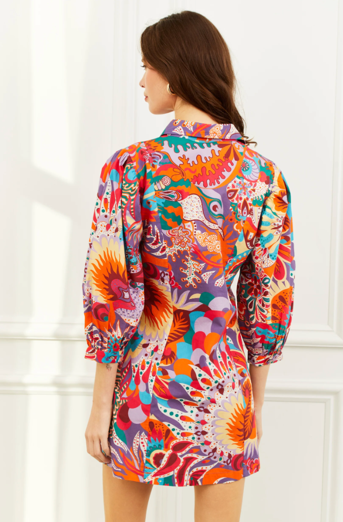 Love The Label Sula Dress - Magic Hour Print