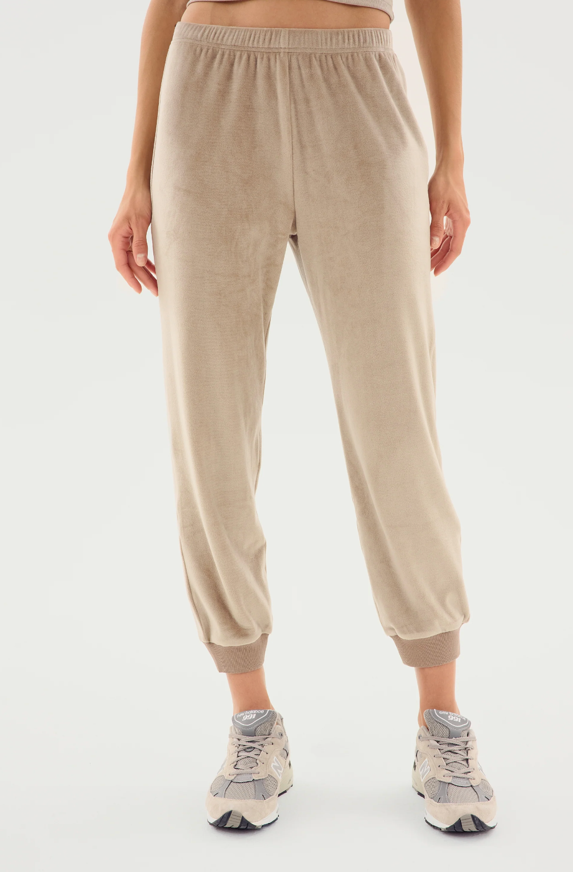 Splits 59 Rhys Velour Jogger - Latte