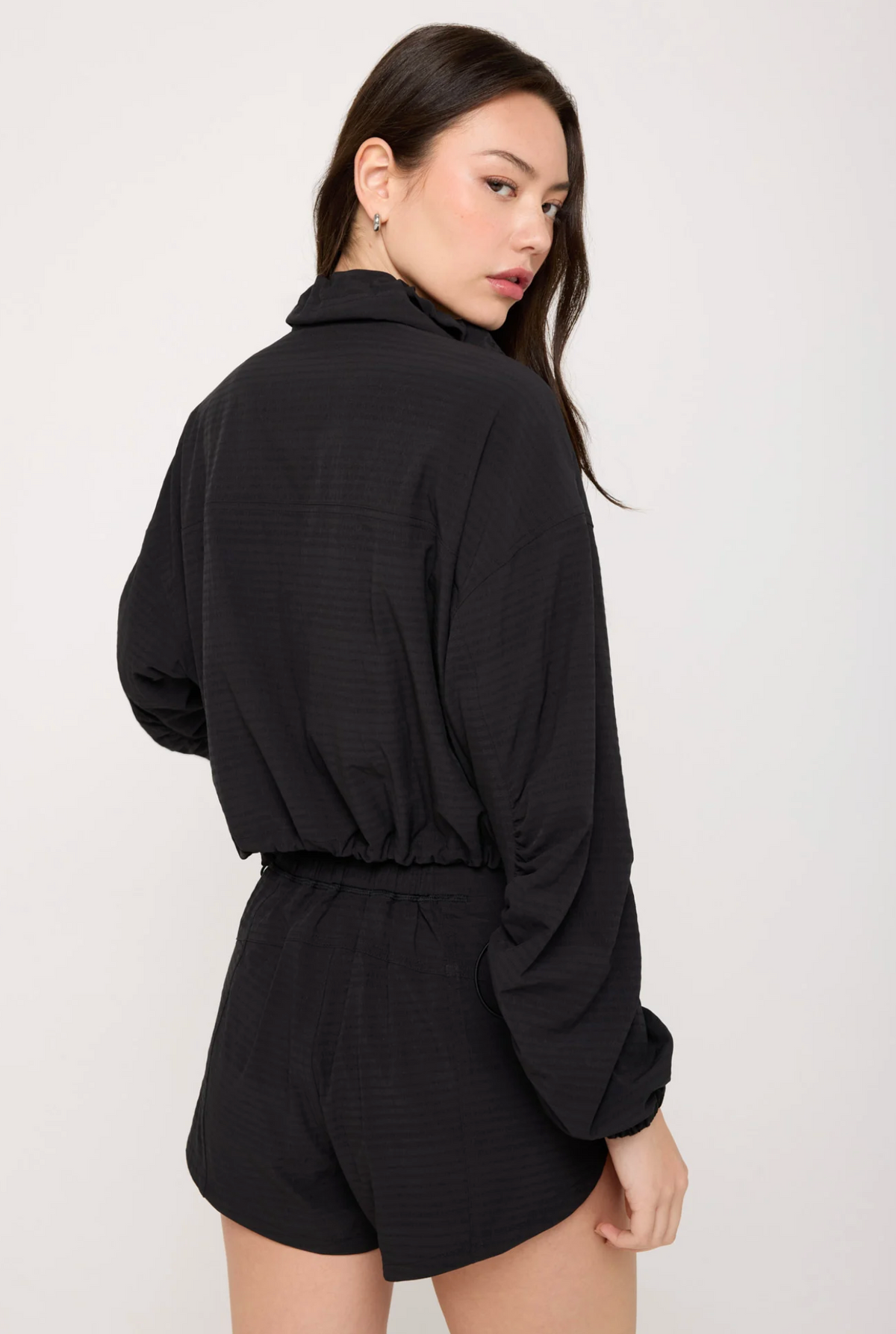 Spiritual Gangster Elena Woven Jacket - Black