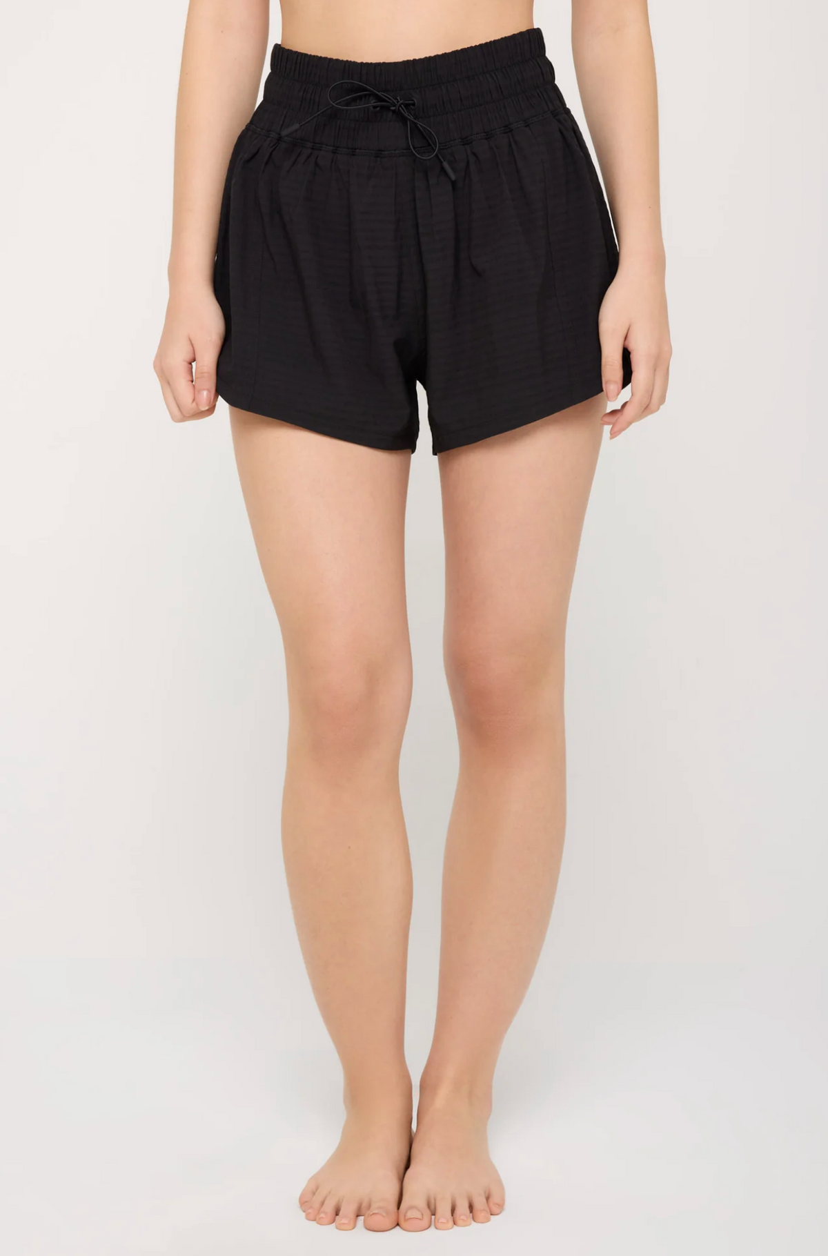 Spiritual Gangster Koa Woven Cargo Short - Black