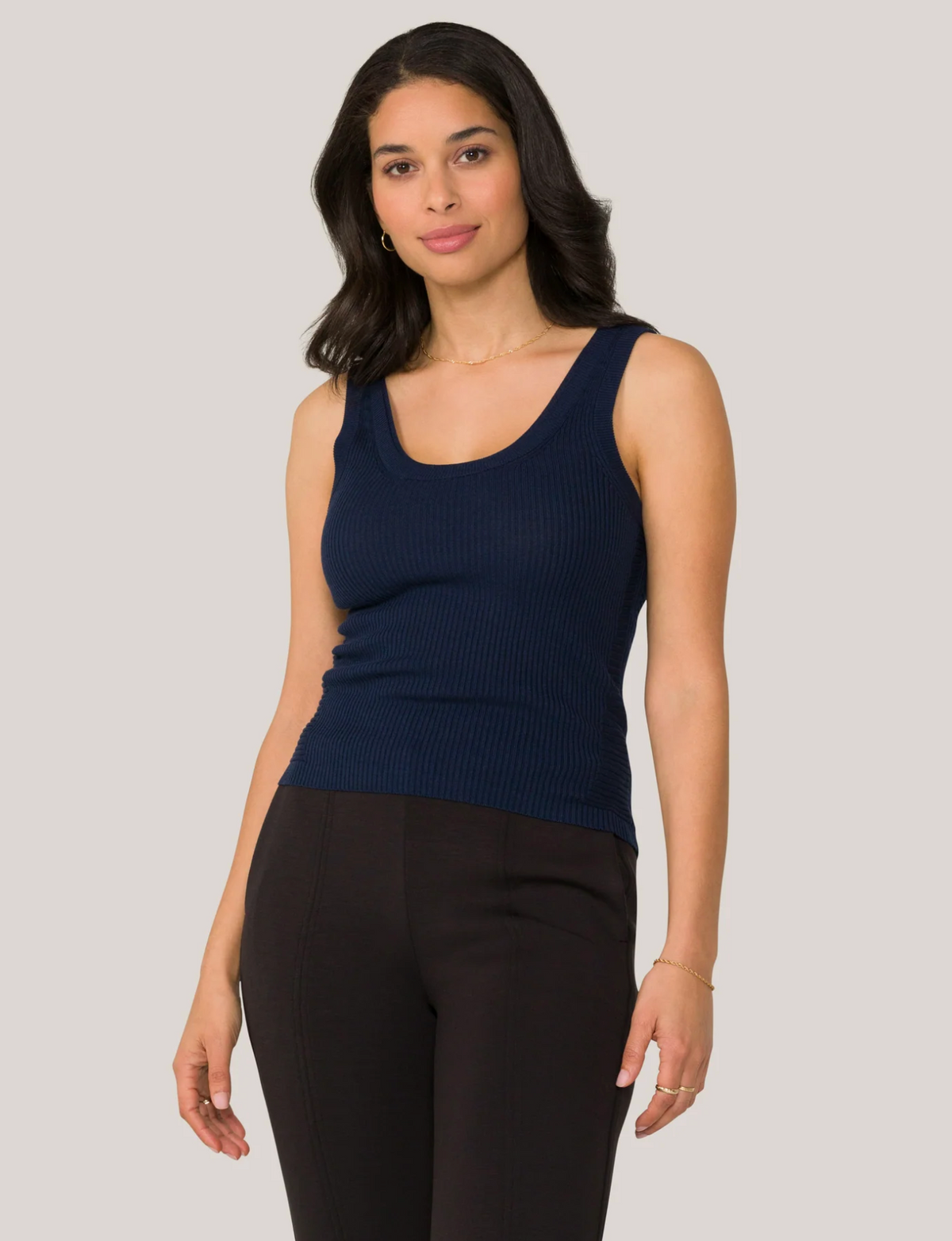 Alala Vida Knit Tank - Navy