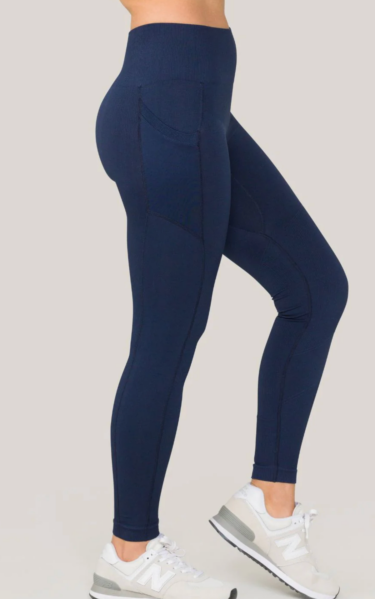 Alala Pocket Barre Legging - Navy