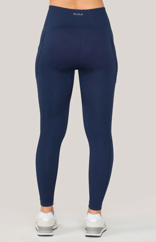 Alala Pocket Barre Legging - Navy