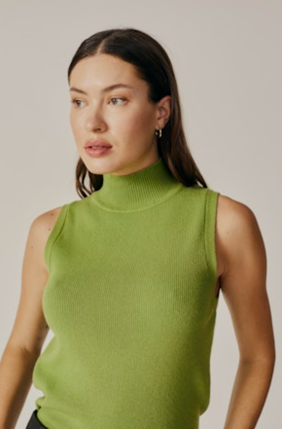 Deluc Trafik Knit Top - Green