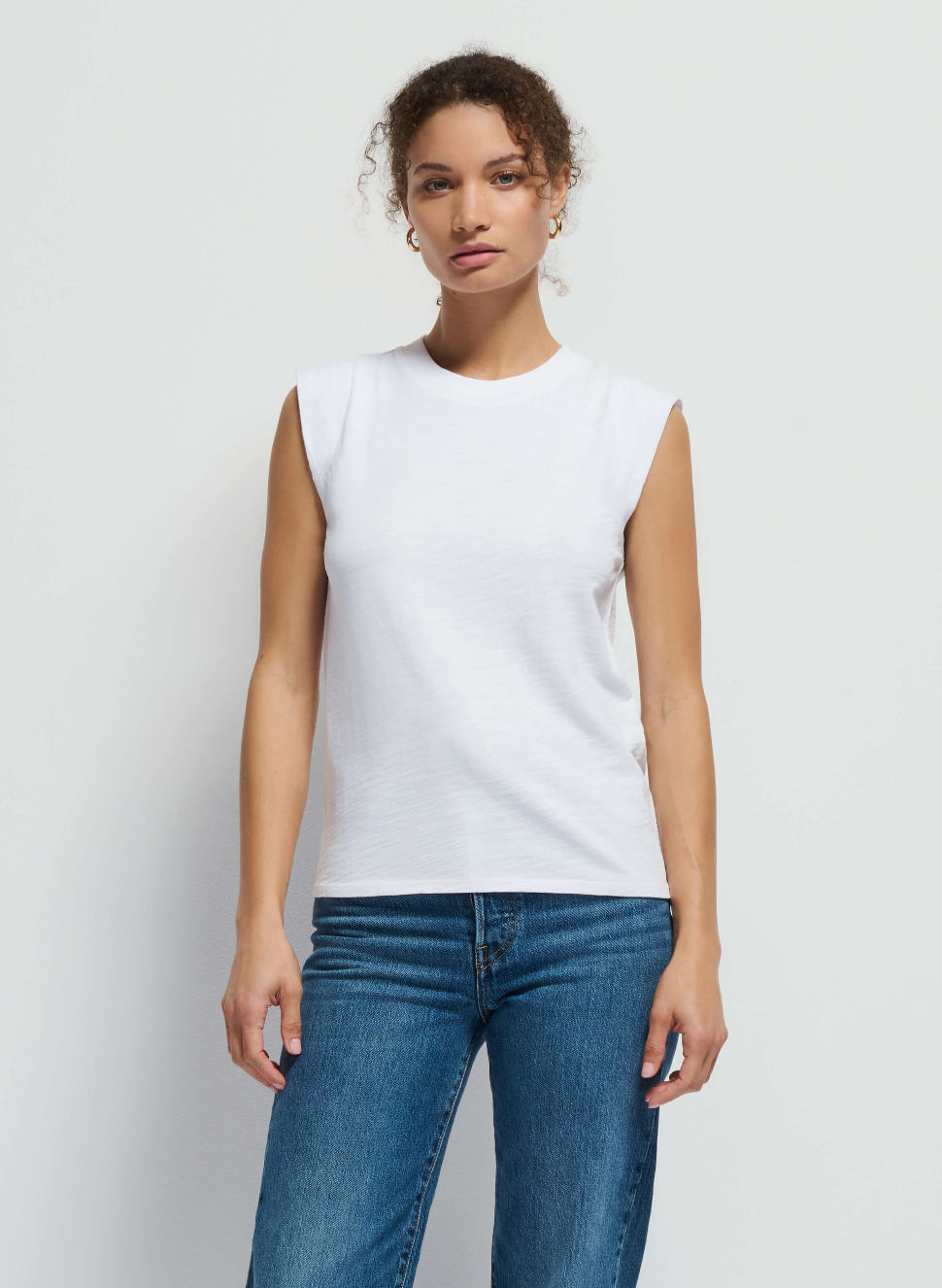 Nation Ltd. Patti Muscle Tank - Optic White