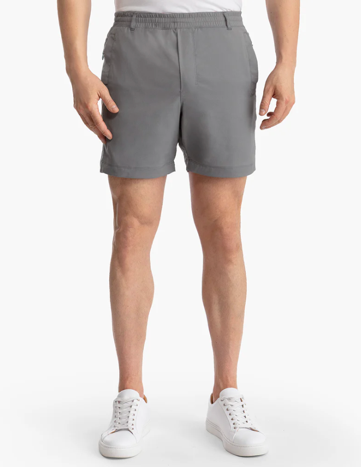 Birddogs Khaki Shorts - Dark Grey - Regular 7&quot;