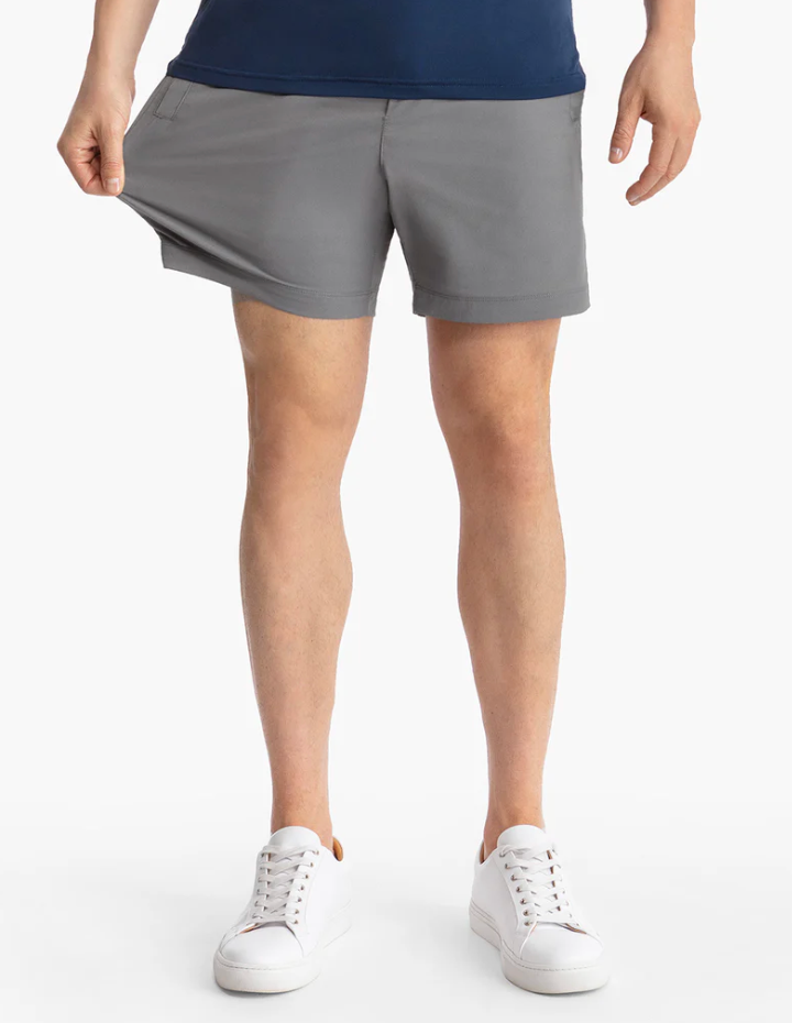 Birddogs Khaki Shorts - Dark Grey - Regular 7&quot;