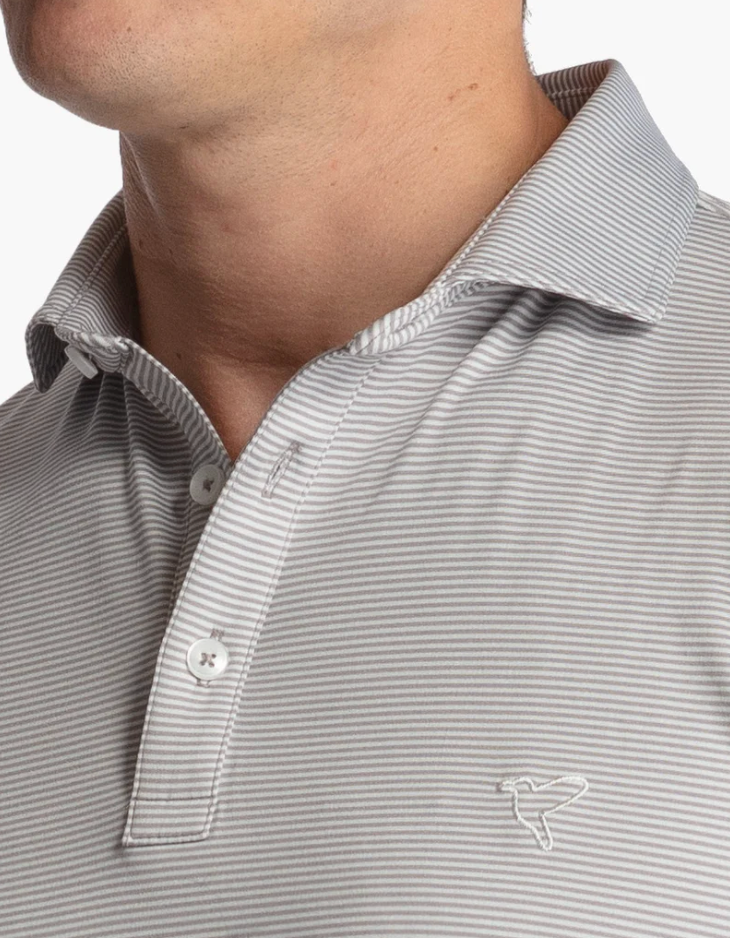 Birddogs Allen DeGeneres Polo - Grey Stripe