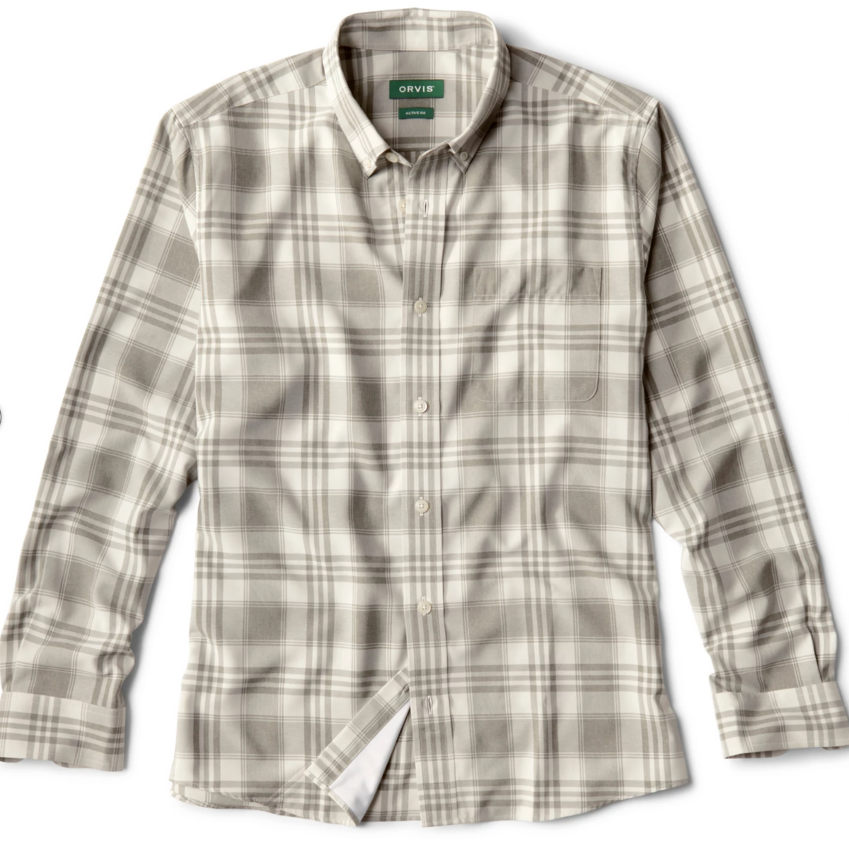 Orvis Ultralight Comfort Stretch Long-Sleeved Shirt - Tarragon