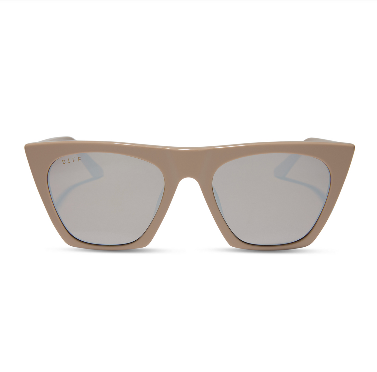 DIFF Eyewear Avril - Almond + Silver Flash