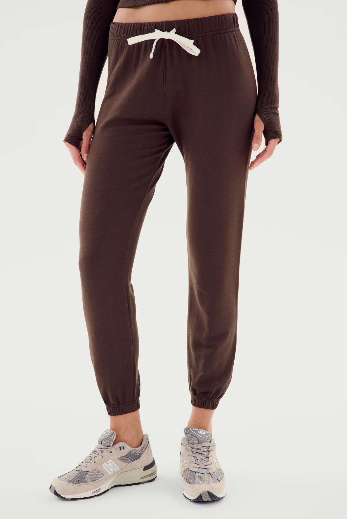 Splits 59 Sonja Fleece Sweatpant - Dark Chocolate