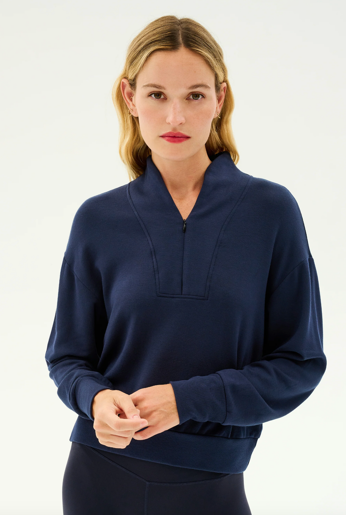 Splits 59 Birdie Fleece 1/2 Zip - Indigo