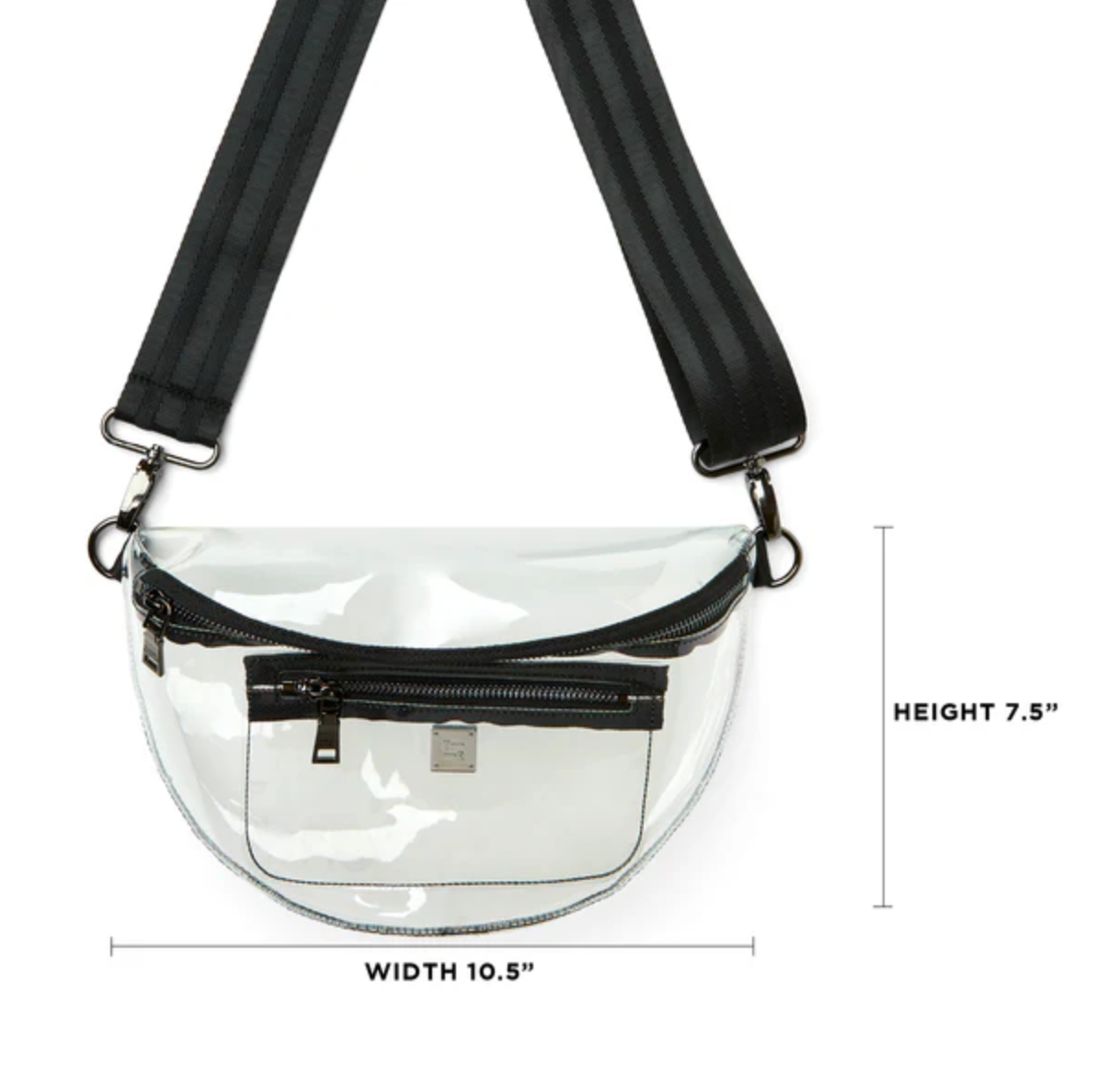 Think Royln Clear Stadium Bag - Black