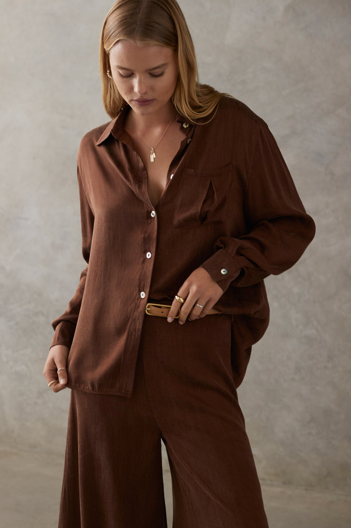 Sancia Florence Shirt - Coconut