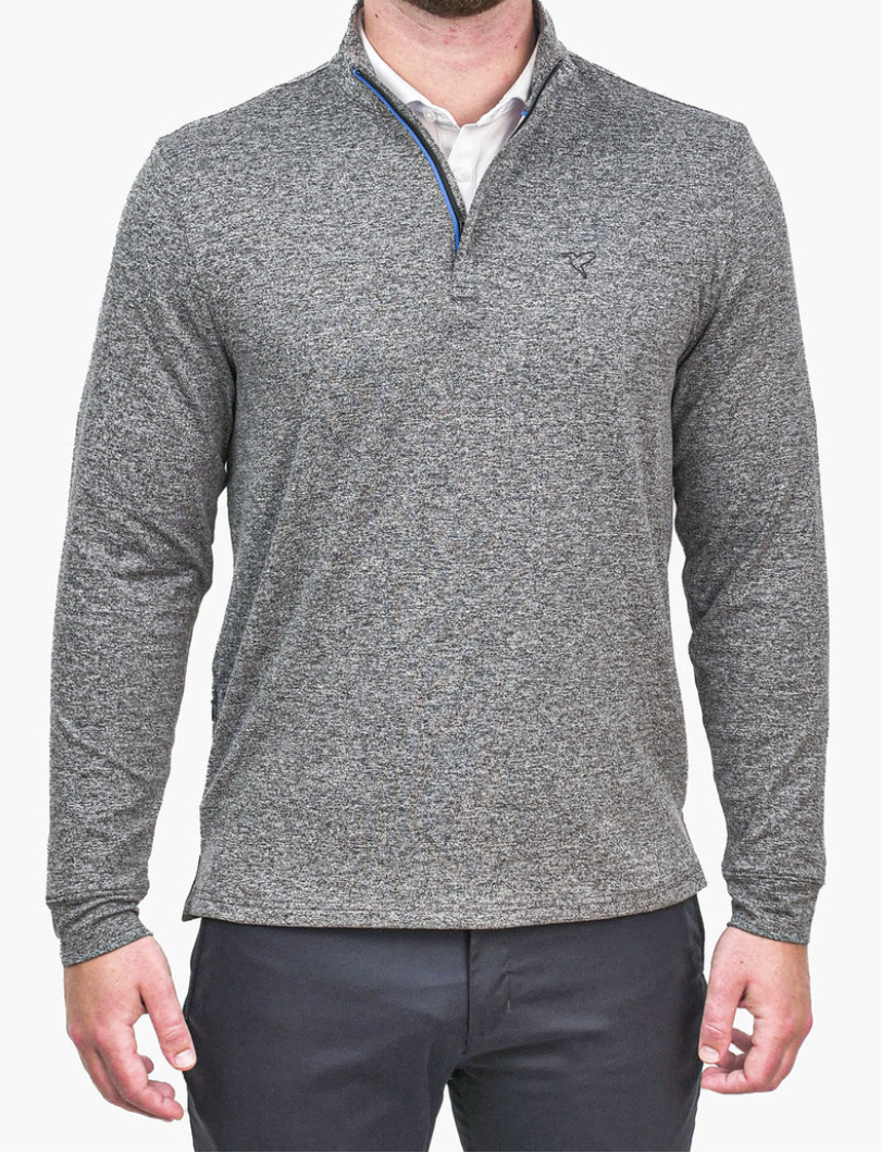 Birddogs Quarter Zip - Moonless Nigh Heather