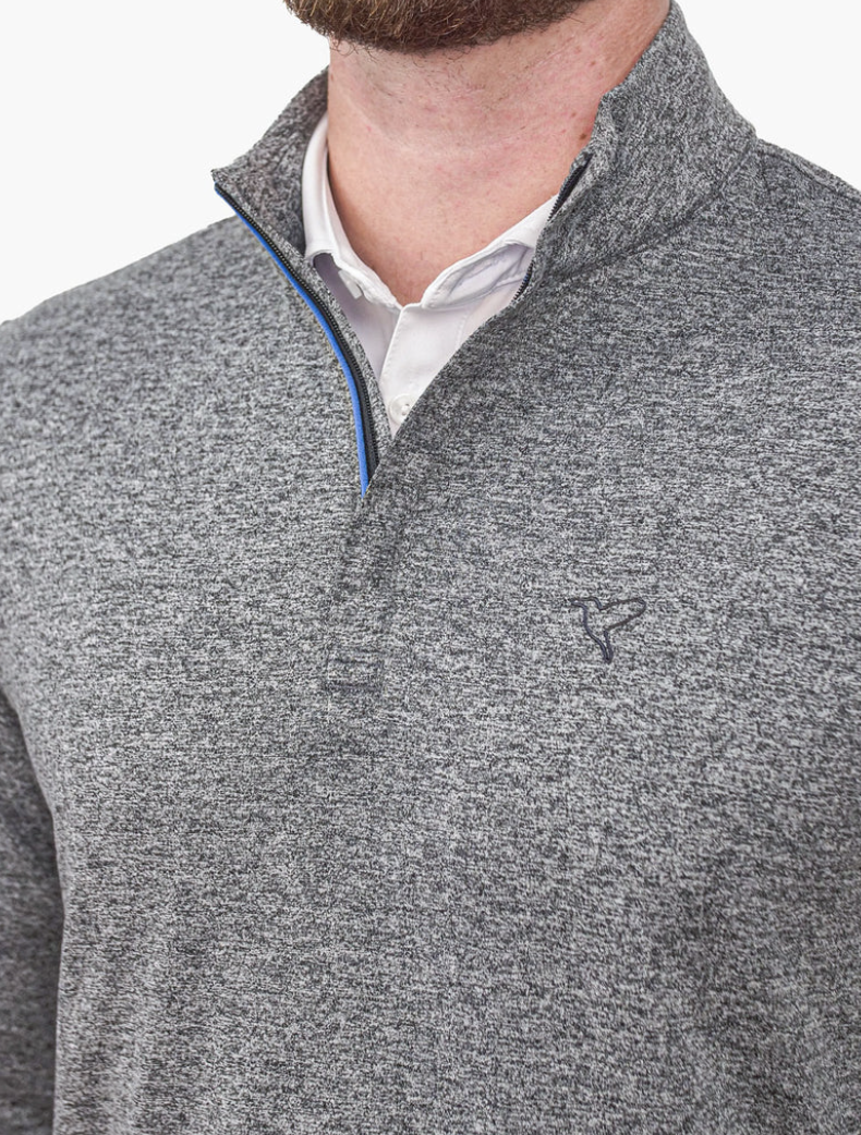 Birddogs Quarter Zip - Moonless Nigh Heather