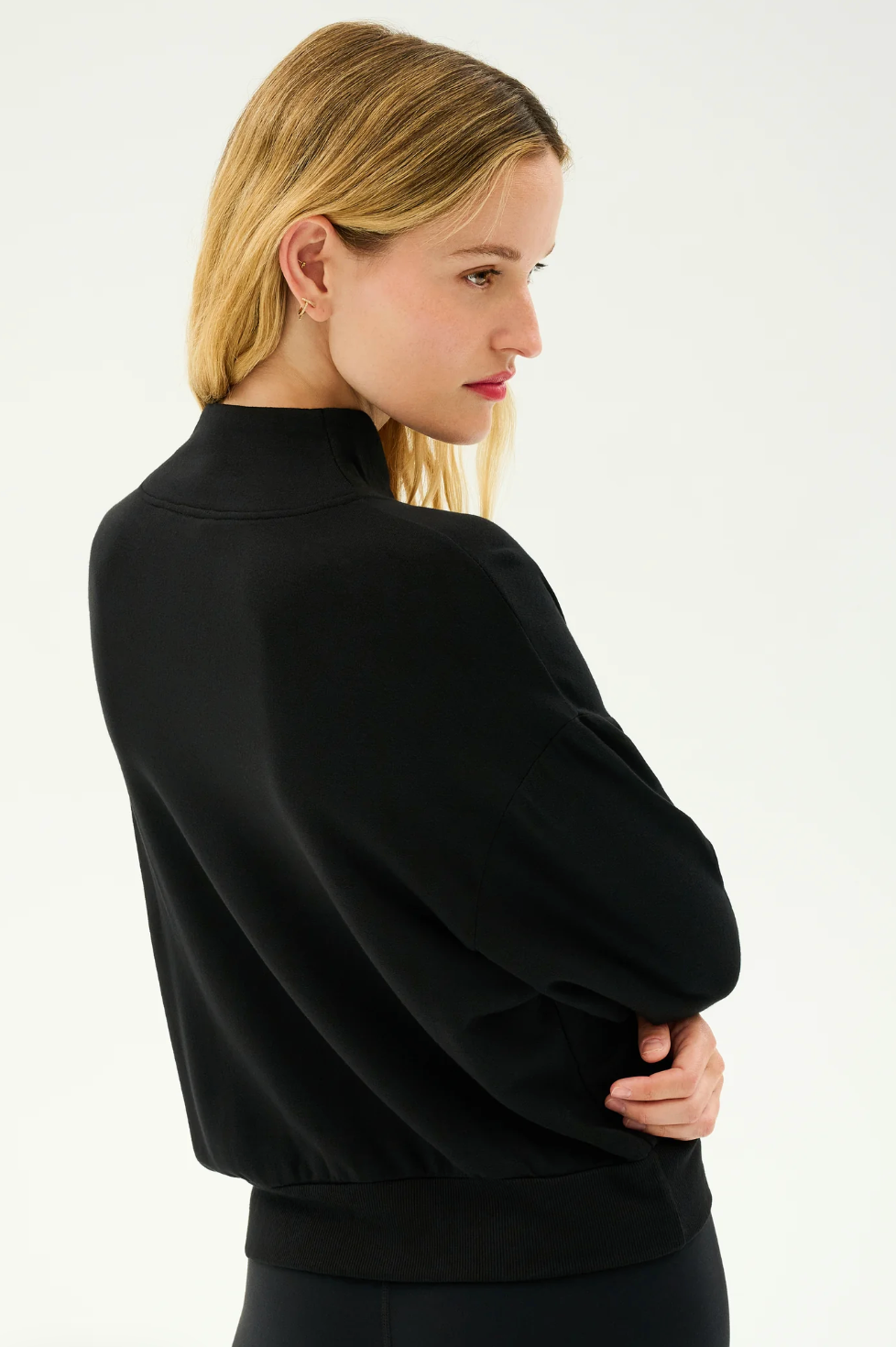 Splits 59 Birdie Fleece 1/2 Zip - Black