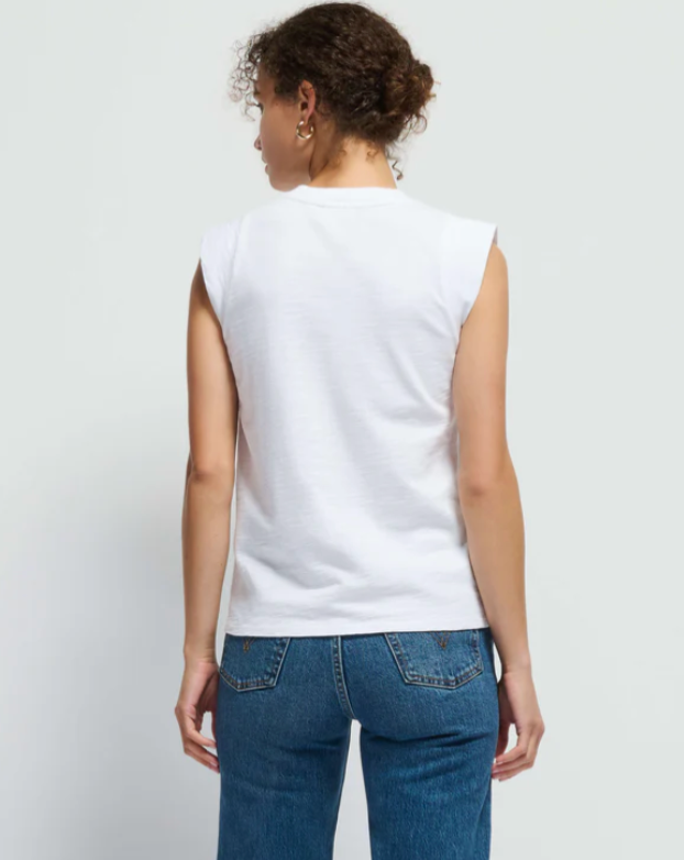 Nation Ltd Patti Muscle Tank - Optic White