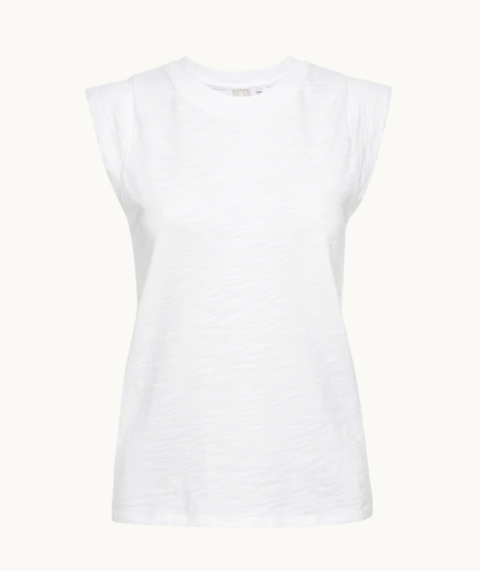 Nation Ltd Patti Muscle Tank - Optic White