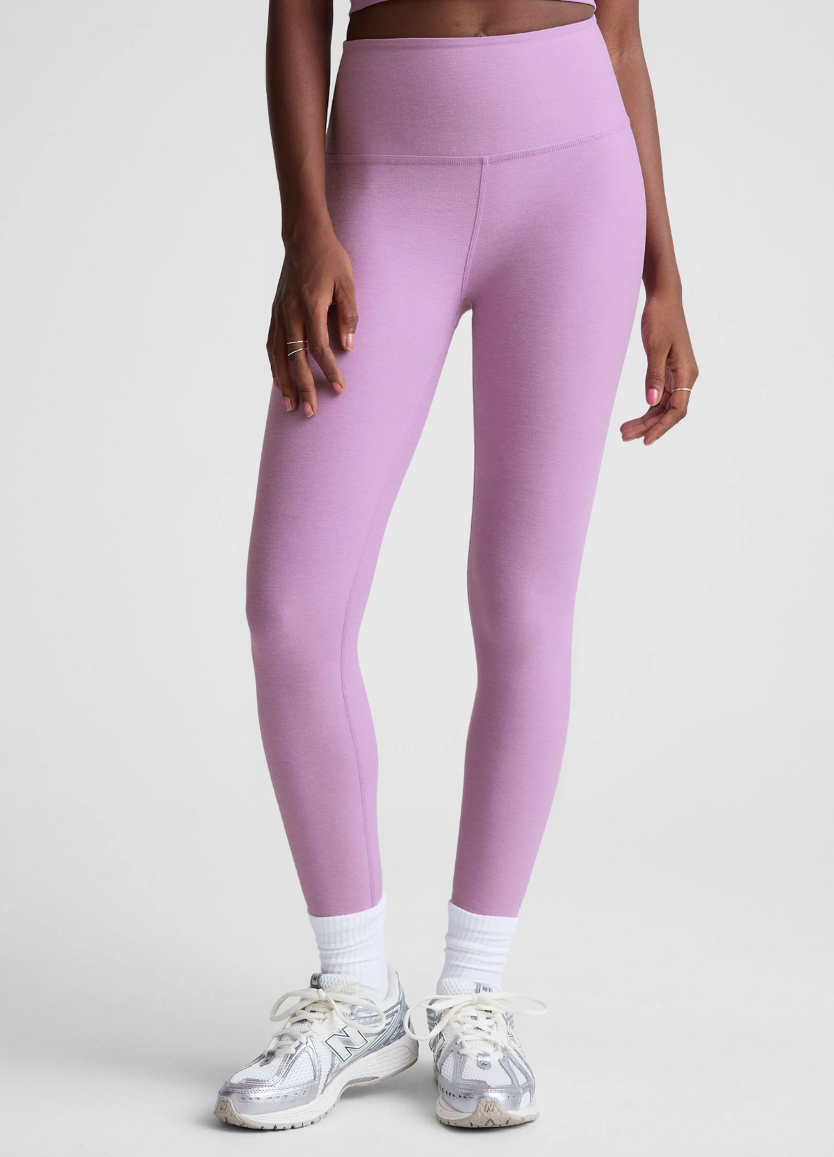 Beyond Yoga Spacedye Caught in The Midi HW Legging - Lilac Petal Heather