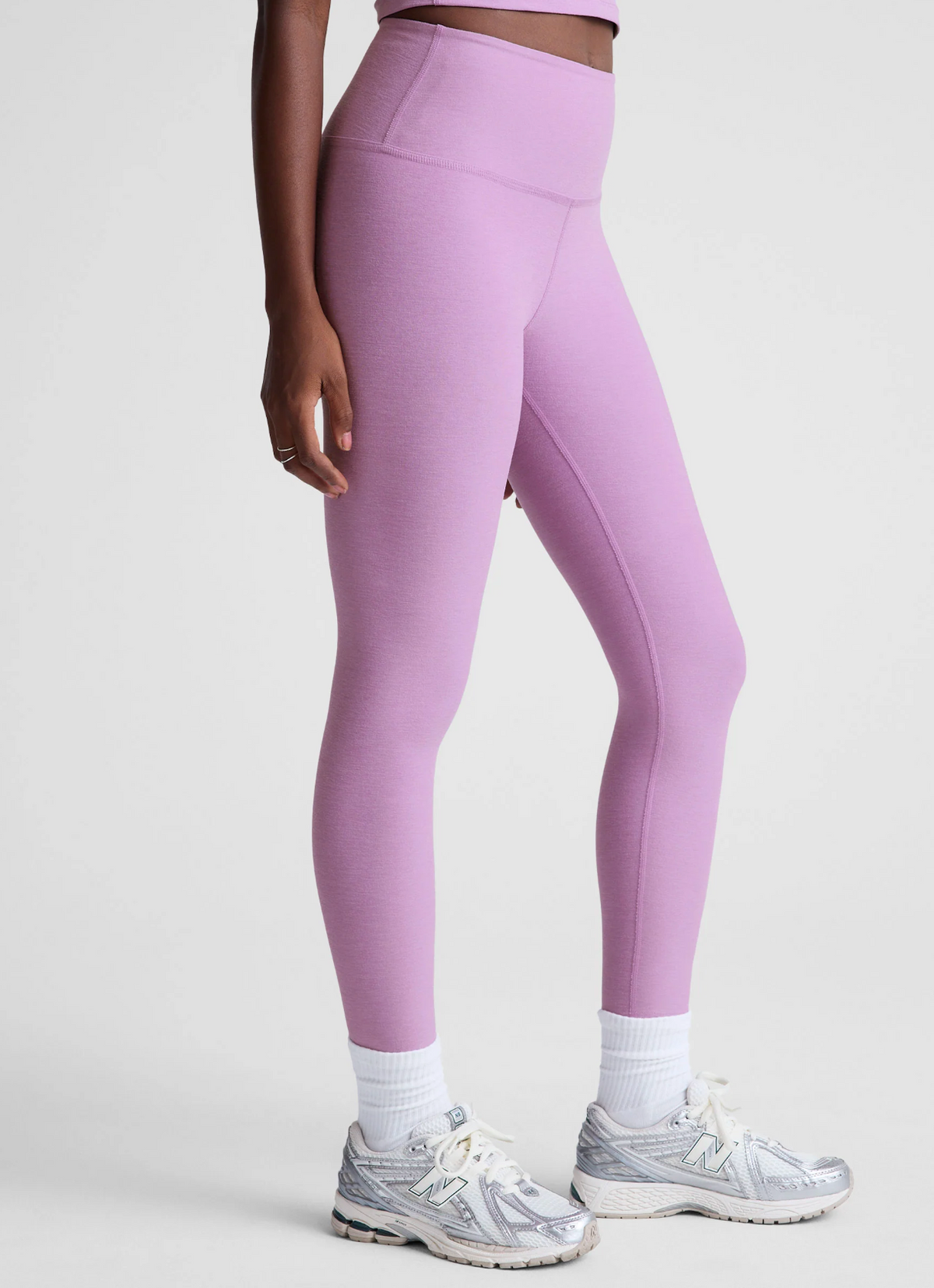 Beyond Yoga Spacedye Caught in The Midi HW Legging - Lilac Petal Heather