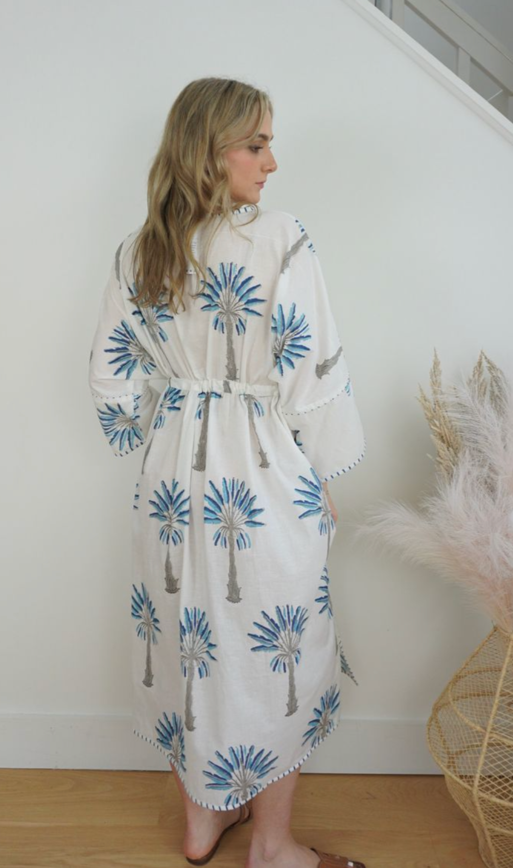 Nibi Rio Kaftan - Blue Palms