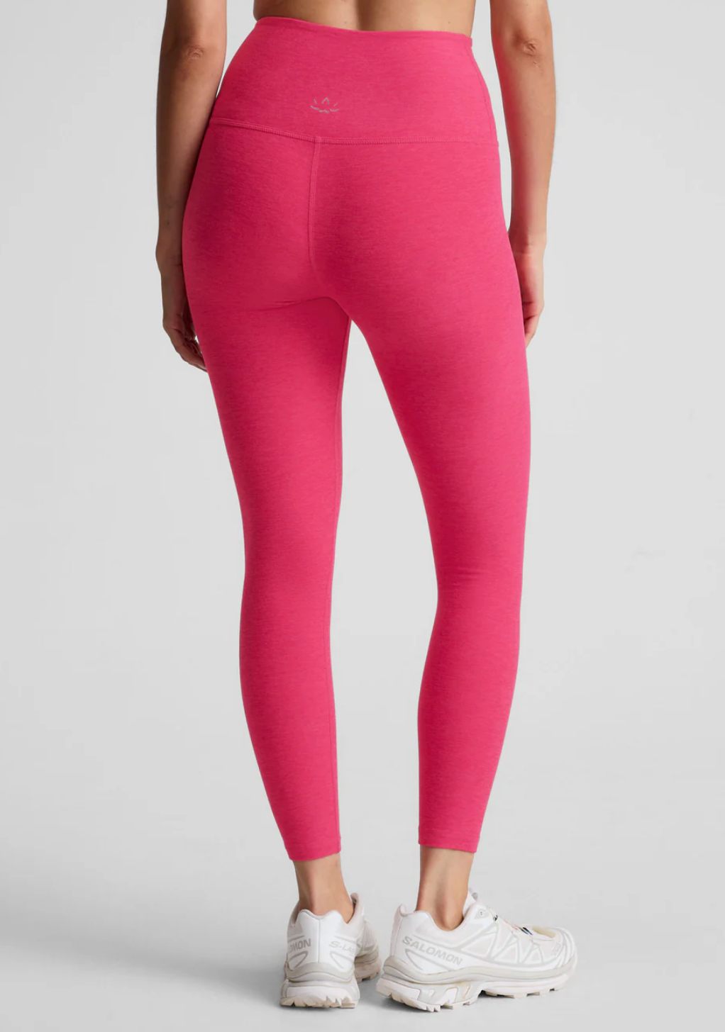 Beyond Yoga Spacedye Caught in The Midi HW Legging - Vivid Pink Heather