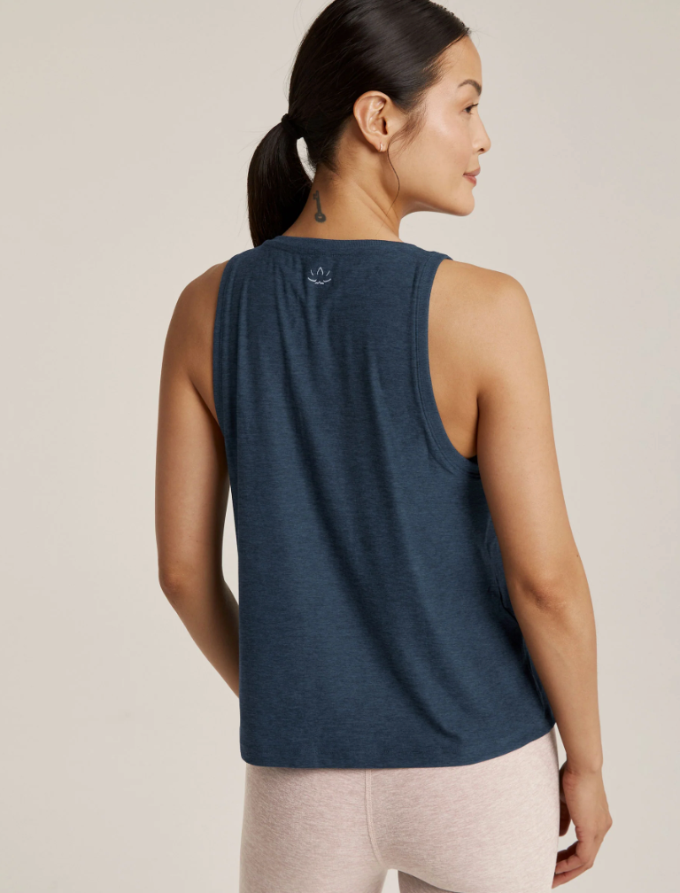 Beyond Yoga Featherweight Rebalance Tank - Nocturnal Heather