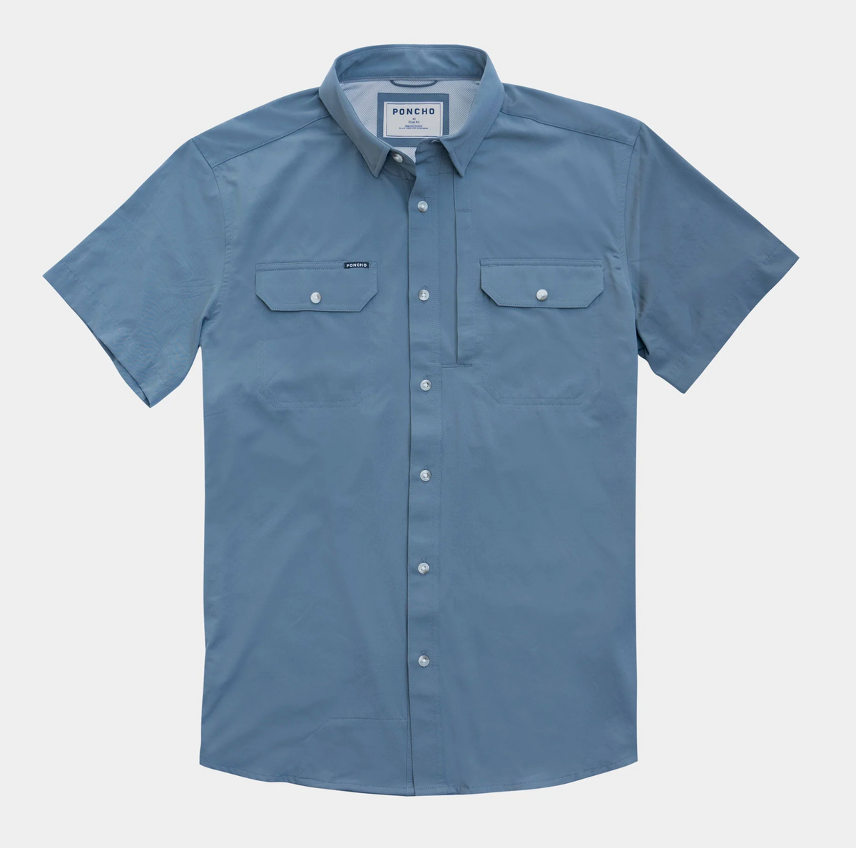 PONCHO Original Short Sleeve Shirt - The Ahi