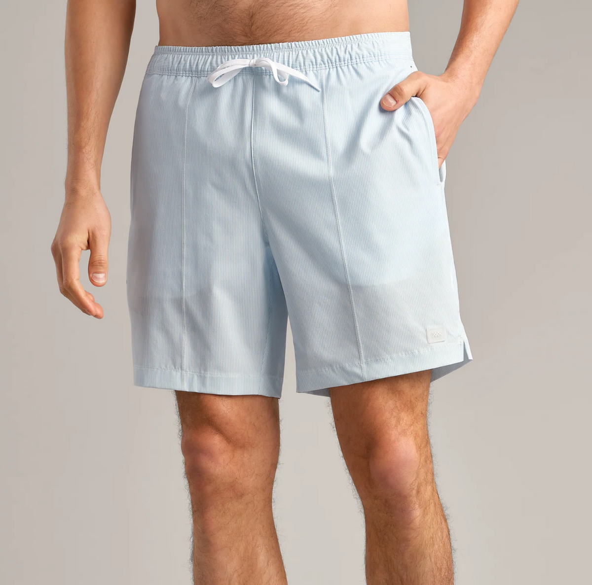 Rhone Apparel 7.5&quot; R&amp;R Trunk - Light Blue Stripe