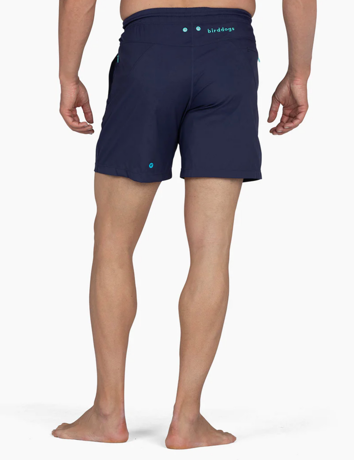 Birddogs Shark Kings Bathing Suit 6&quot; - Classic Navy