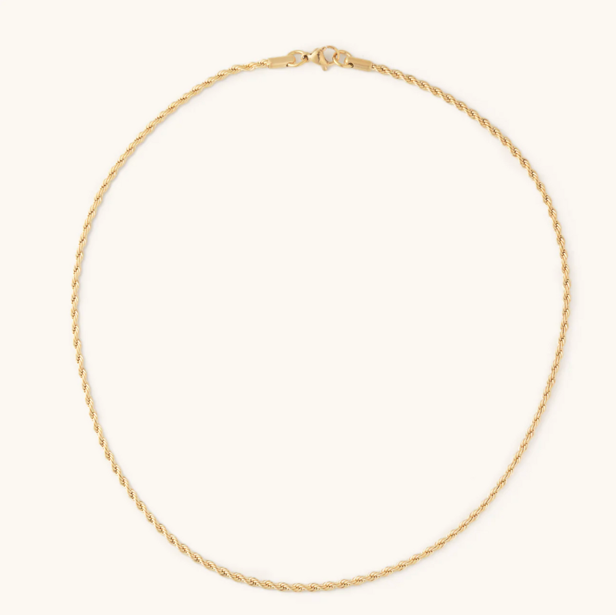 Nikki Smith Skinny Rope Necklace - Waterproof