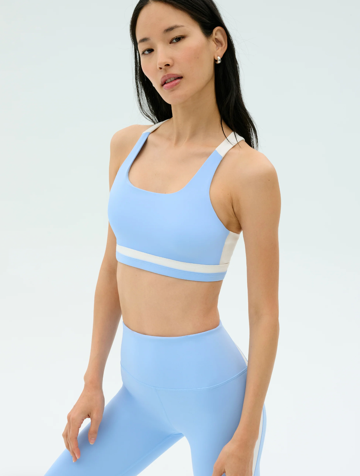 Splits 59 Miles Rigor Bra - Skylight/ White