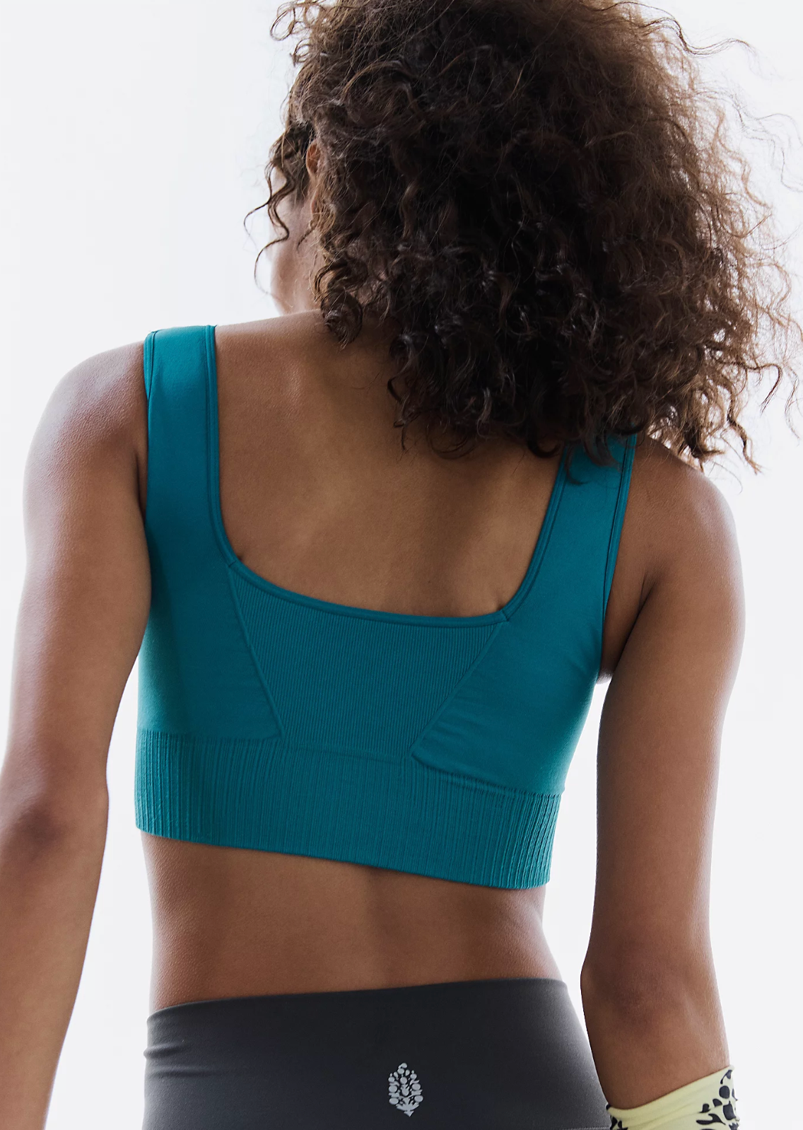 Free People Square Neck Good Karma Bra - Celestial Blue