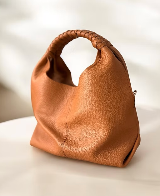Ciel Alice Leather Bag - Camel