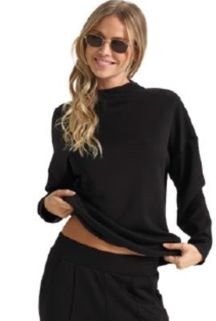PQ Swim Getaway Top - Black