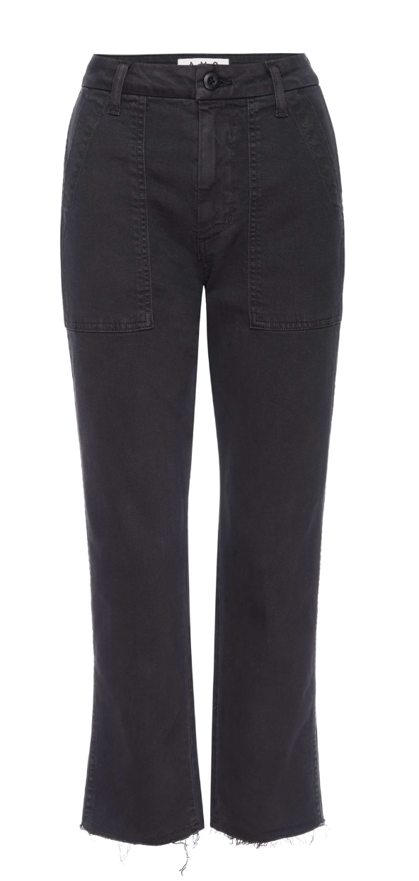 AMO Easy Army Trouser - Washed Black