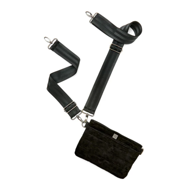 Think Royln Bum Bag 2.0 - Black Luxe Suede