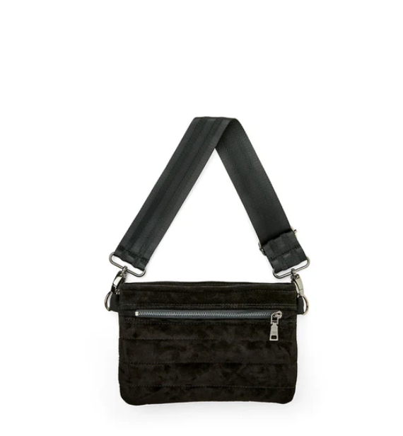 Think Royln Bum Bag 2.0 - Black Luxe Suede