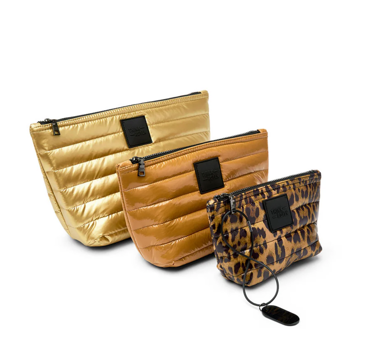 Think Royln Travel Trio - Mineral Gold/Glossy Nude/Pearl Leopard