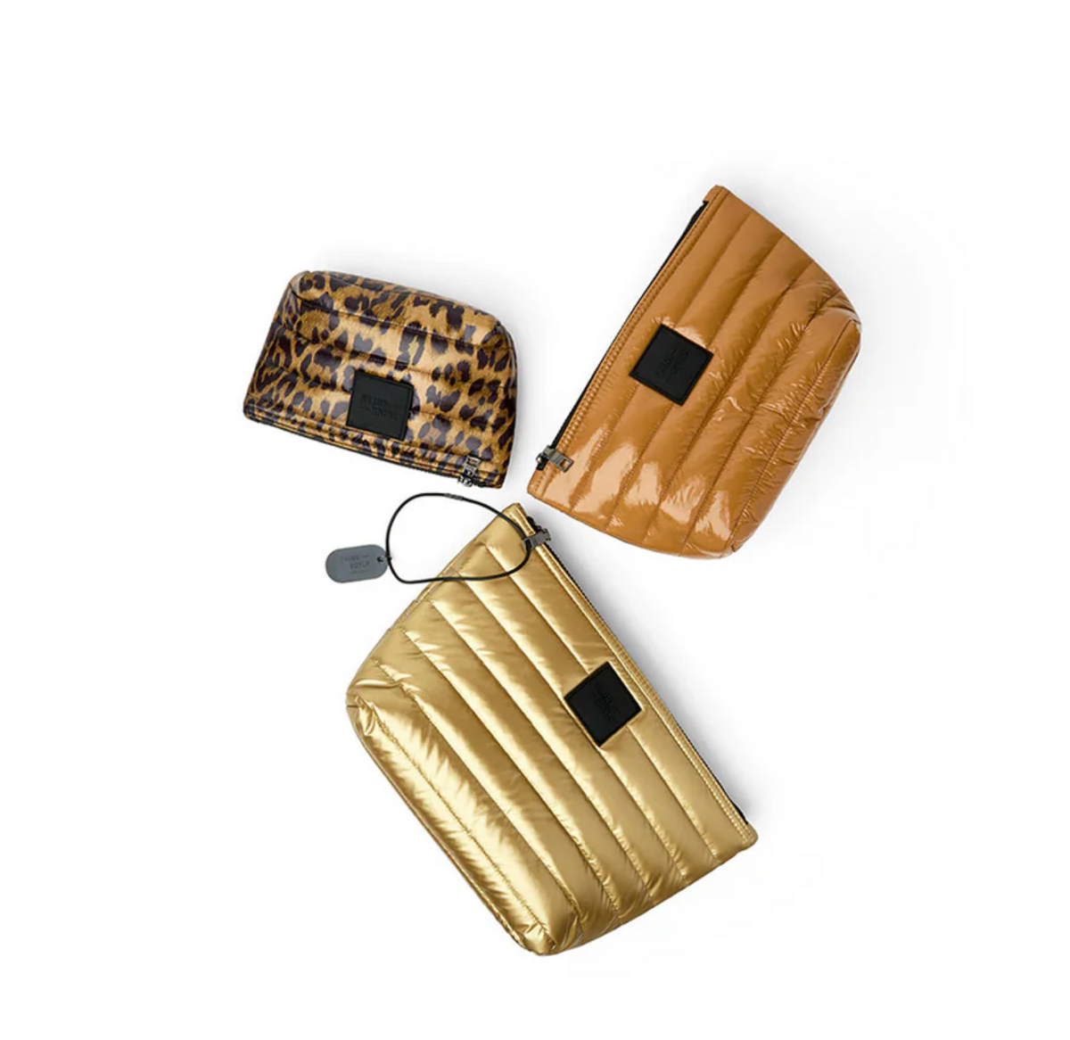 Think Royln Travel Trio - Mineral Gold/Glossy Nude/Pearl Leopard