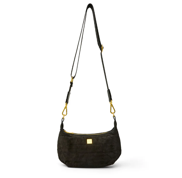 Think Royln Mini Moon - Black Luxe Suede
