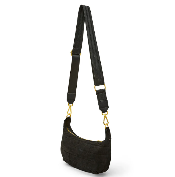Think Royln Mini Moon - Black Luxe Suede