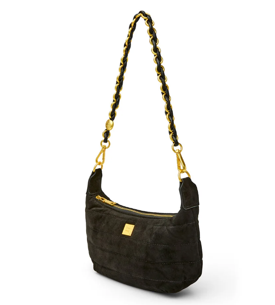 Think Royln Mini Moon - Black Luxe Suede