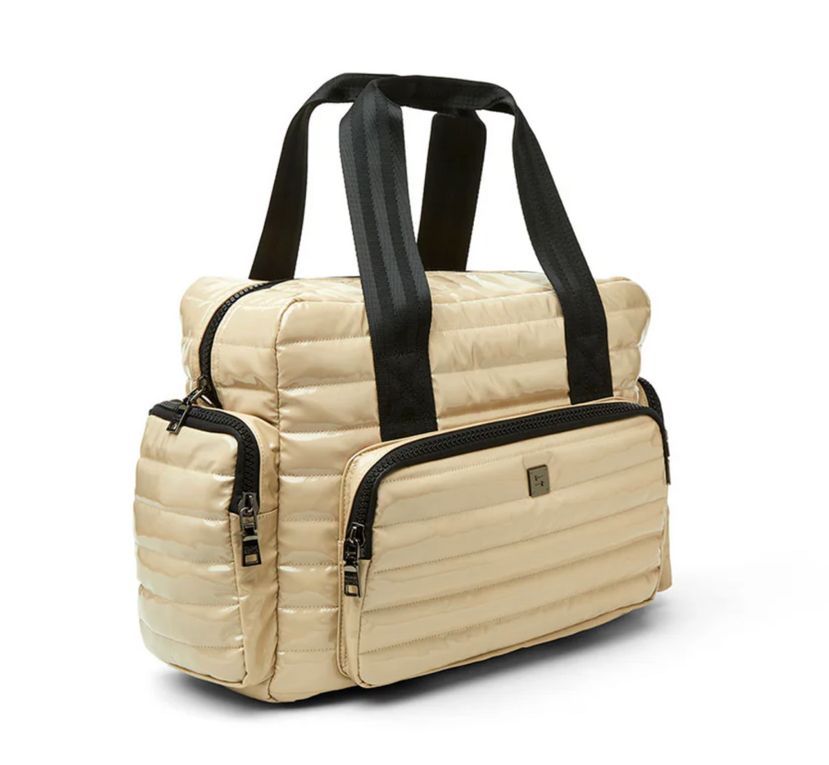 Think Royln Voyager Travel Bag - Blonde Patent