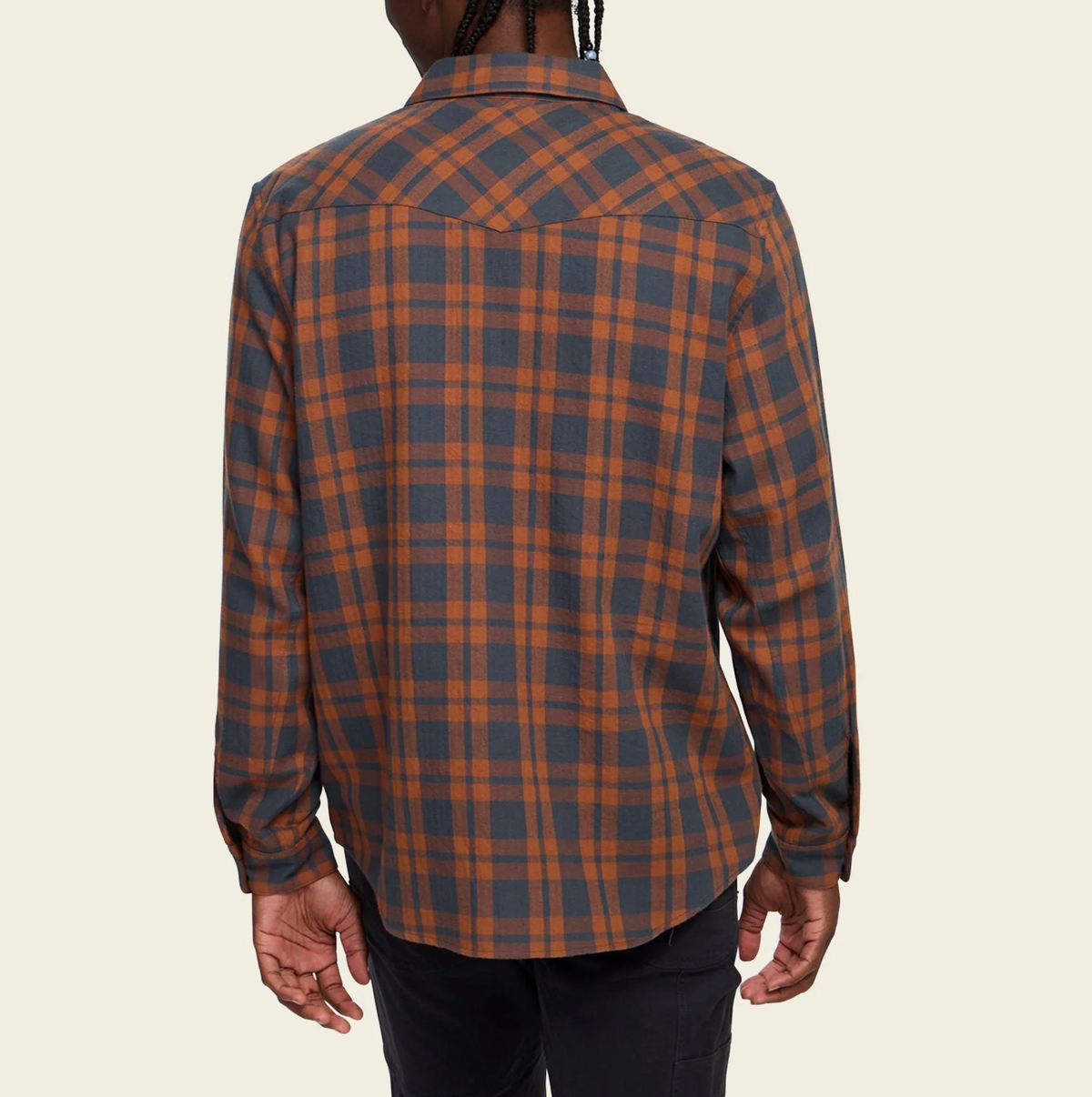 Howler Bros La Grange Lightweight Flannel - Cohen Plaid: Stargazer