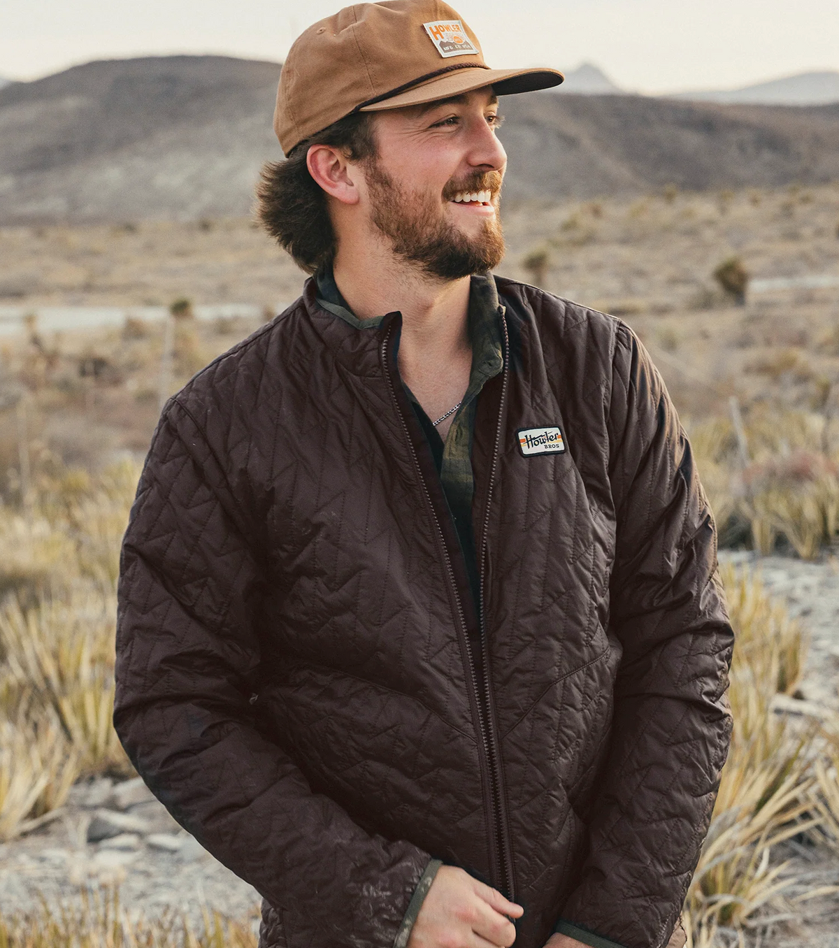 Howler Bros Voltage Quilted Jacket - Bark