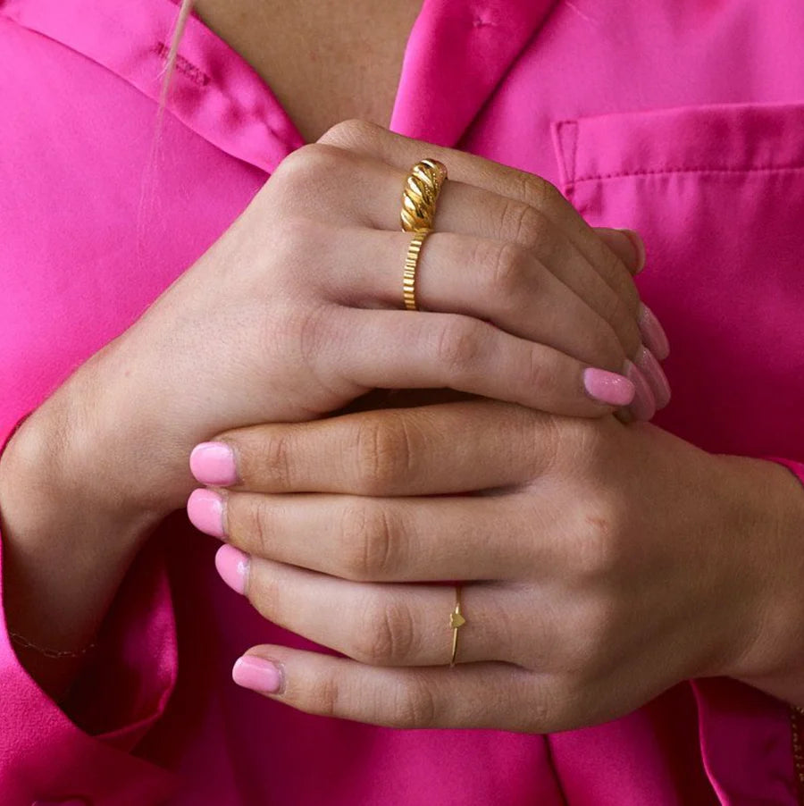 Nikki Smith Dylan Ridged Band Ring