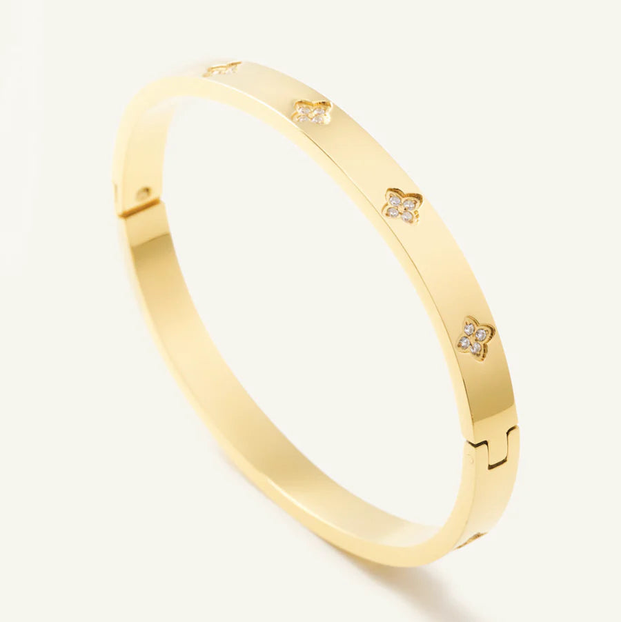Nikki Smith Flora Gold Bangle